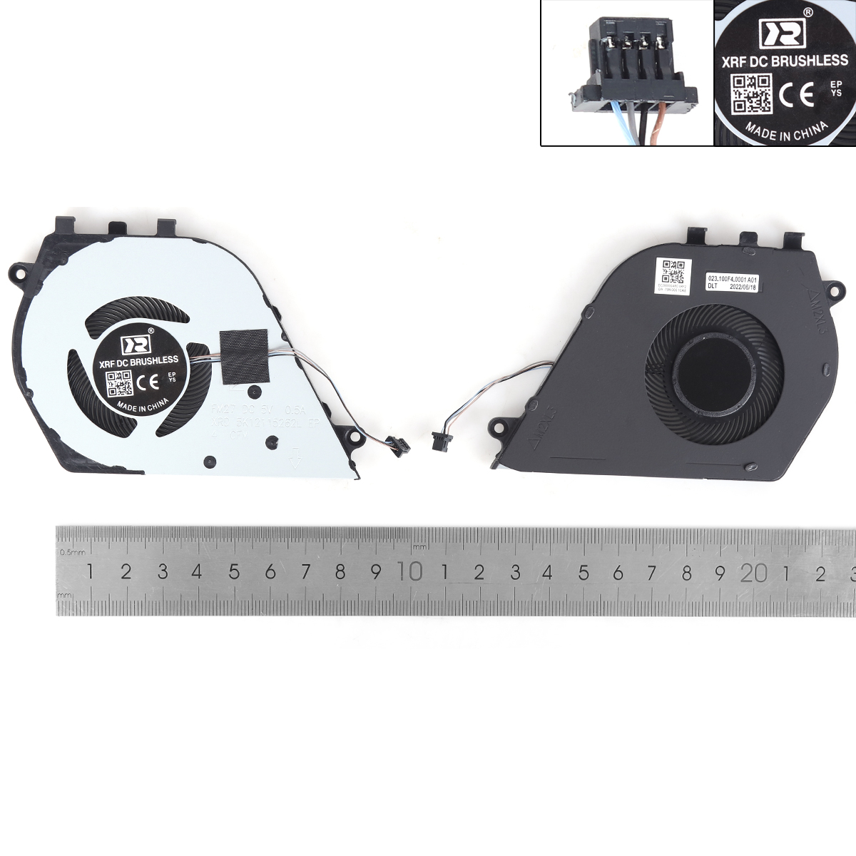 Picture of New Replacement CPU Cooling Fan For DELL Vostro 5490 5498 5590 5598 （For Long Line,High copy）. N/A Layout
